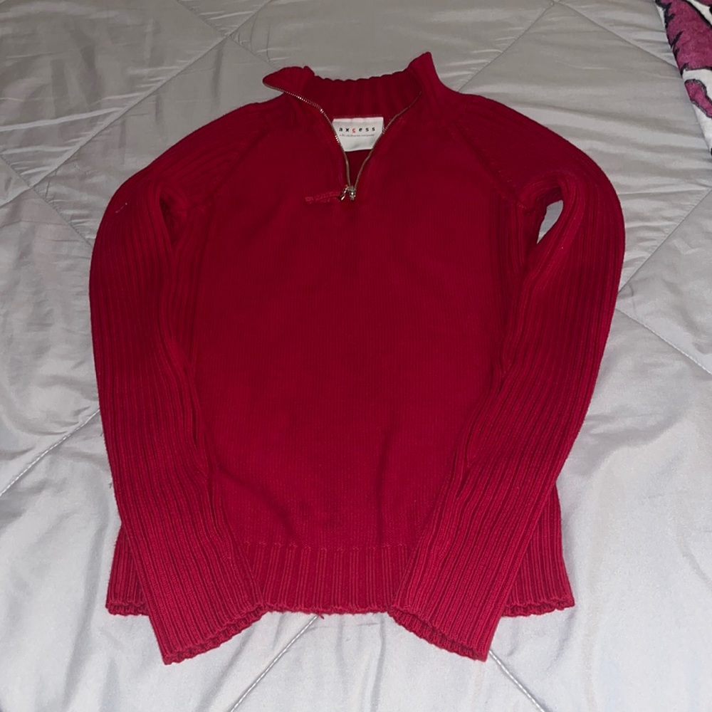 Red Sweater from Axcess